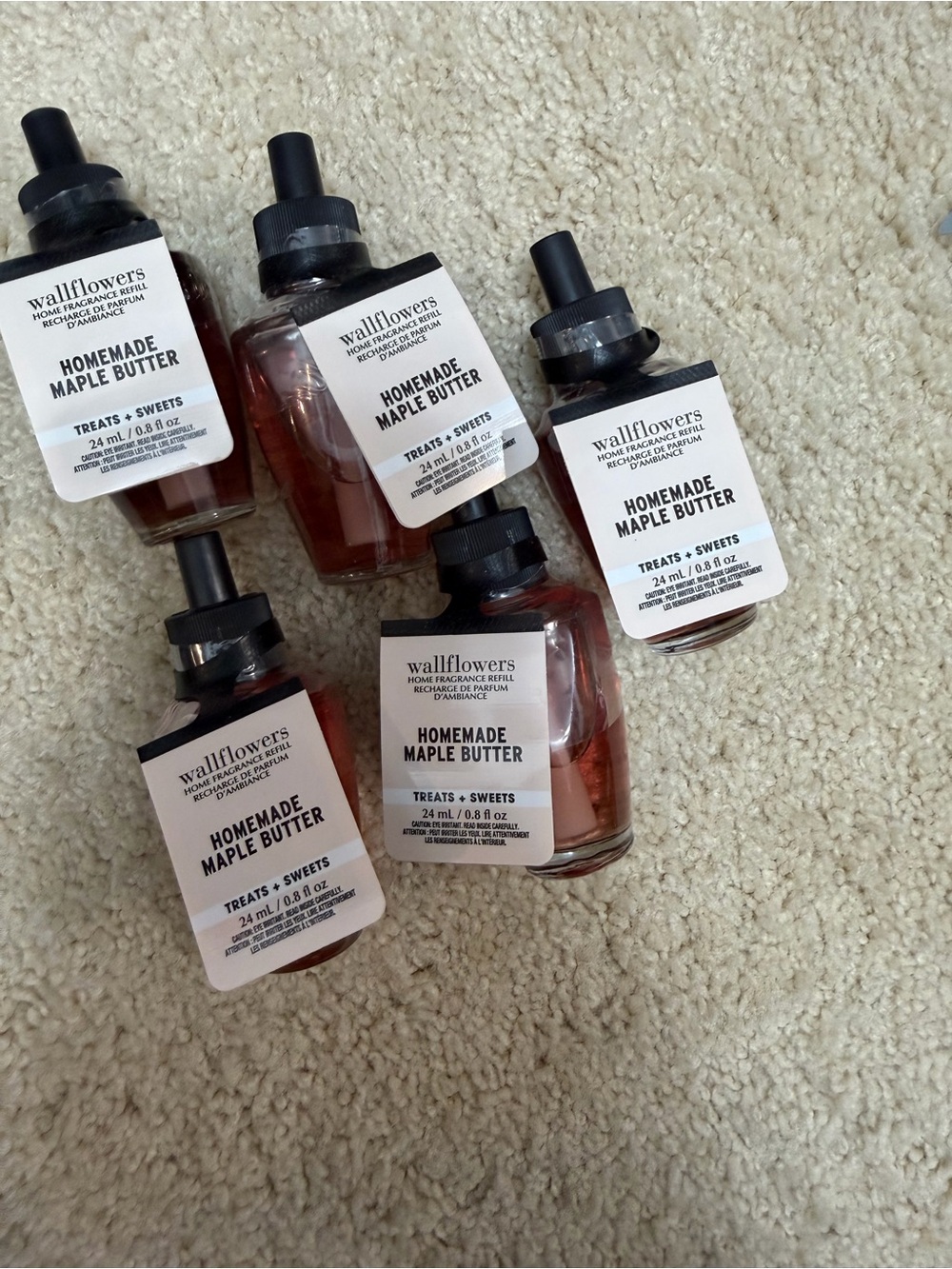 NEW NWT 5 Bath and Body Works Refills - Homemade Maple Butter